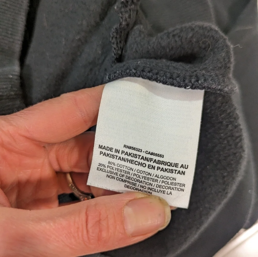 Nike Black Zip Up Sweatshirt